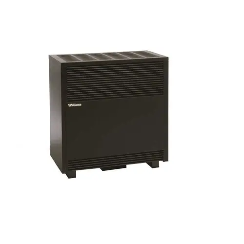 50,000 BTU Enclosed Front Natural Gas Room Heater Black