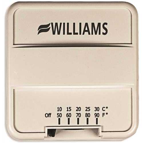 Williams P322016 Millivolt Wall Thermostat