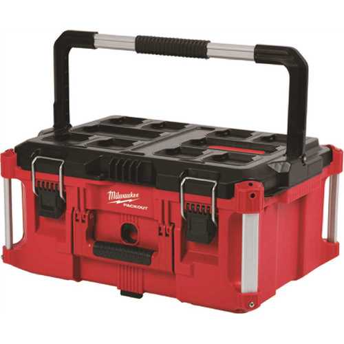 Milwaukee 48-22-8425 PACKOUT 22 in. Large Portable Tool Box Fits Modular Storage System