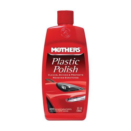 Mothers 07817506208 06208 Plastic Polish, 8 oz Can, White, Liquid