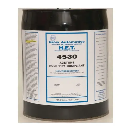 Grow Automotive 4530-05 Acetone, 5 gal