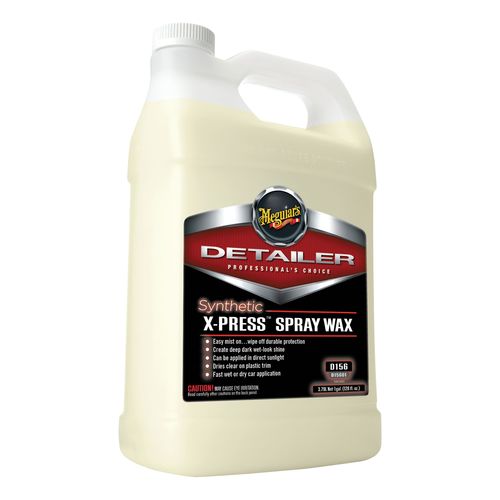 Synthetic X-Press Spray Wax, 1 gal Can, Shine, Light Milky, Liquid