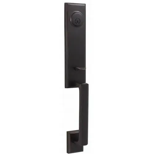 Woodward I Exterior Active Handleset Oil Rubbed Bronze Finish