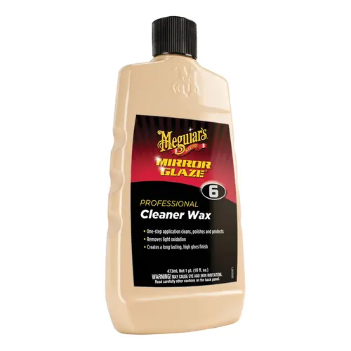 Wax, 16 oz Bottle, High Gloss, Creamy Ivory, Liquid