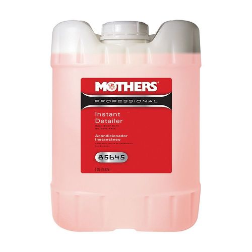 Mothers 07817585645 85645 Instant Detailer, 5 gal Can, Shine, Clear White, Liquid