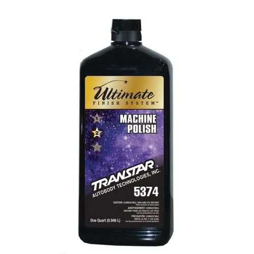 Machine Polish, 1 qt Bottle, Gloss, White, Liquid