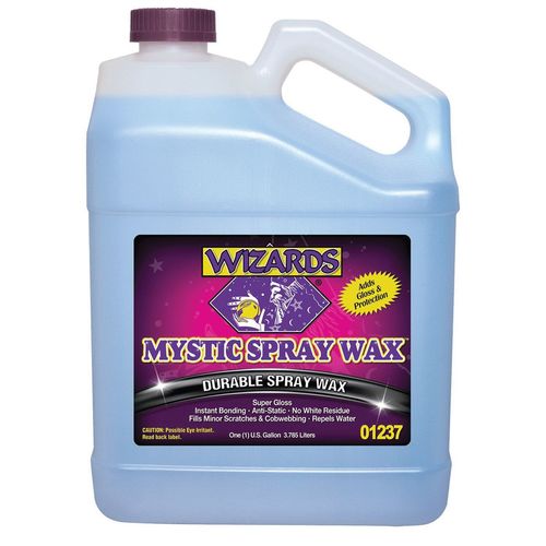 Mystic Spray Wax, 1 gal Can, Off-White, Liquid