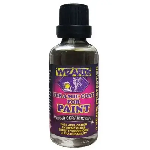 WIZARDS 31001 Nano 9H+ Ceramic Coating, 50 mL Bottle