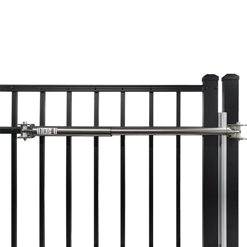 Lockey TB200SS Hydraulic Gate Closer For Gates 50-125 lbs Silver / Stainless Steel