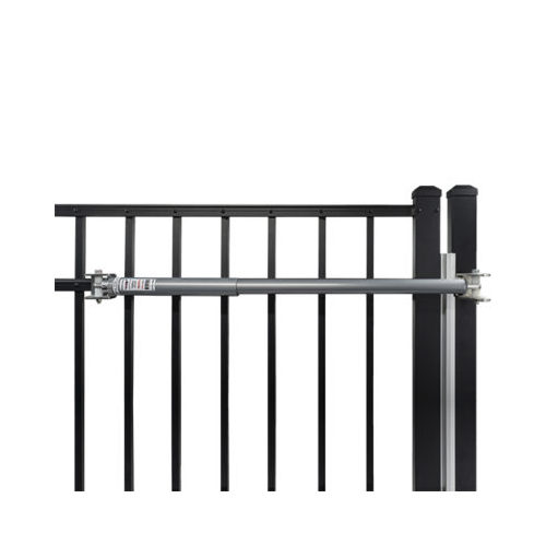 Adjustable Hydraulic Gate Closer For Gates 50-125 lbs Grey