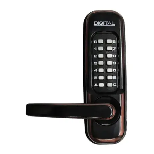 Mechanical Keyless Heavy Duty Lever Lock Single Combination Oil Rubbed Bronze