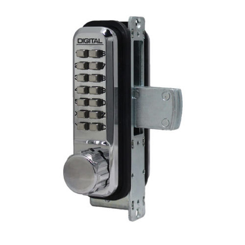 Lockey 2900-BC Mechanical Keyless Narrow Stile Deadbolt Lock Single ...