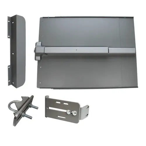 EDGE Panic Shield Value Kit with PB1100 Panic Bar Included Black Finish