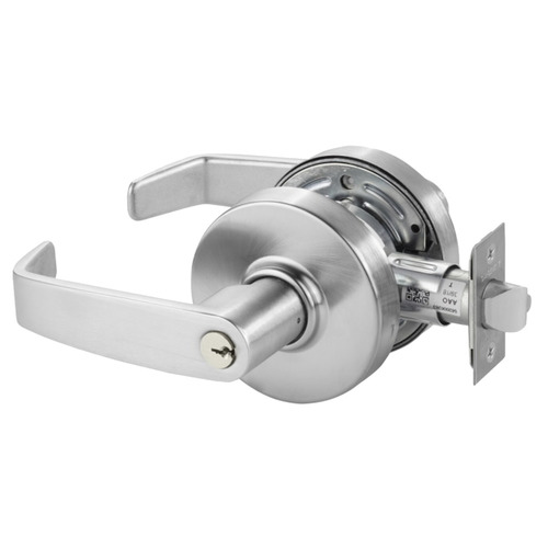 2877-7G04 LL 26D Cylindrical Lock Satin Chrome