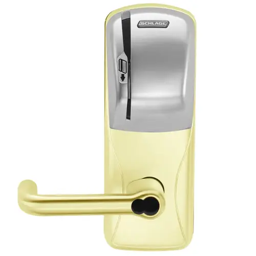 Electric Mortise Lock Bright Brass