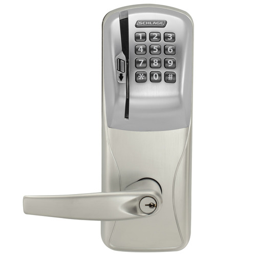 Electric Mortise Lock Satin Nickel Plated Clear Coated