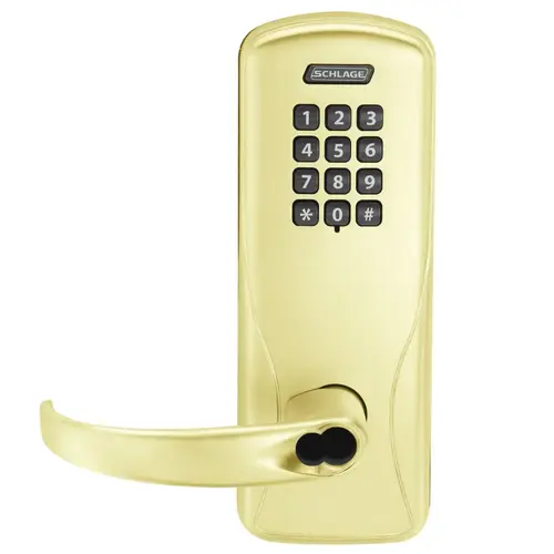 Electric Mortise Lock Bright Brass