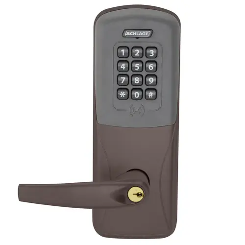 Electric Cylindrical Lock Aged Bronze