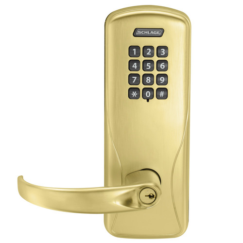 Electric Mortise Lock Satin Brass