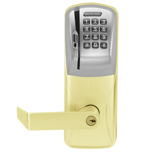 Electric Mortise Lock Bright Brass