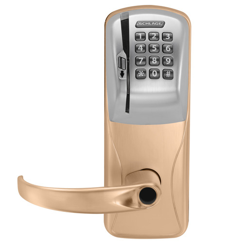 Electric Cylindrical Lock Satin Bronze Clear Coated