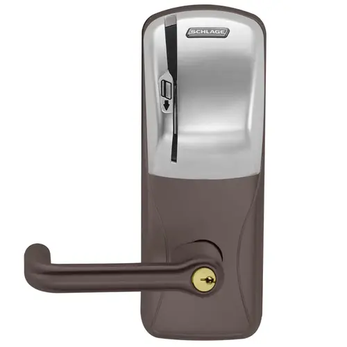 Electric Mortise Lock Aged Bronze