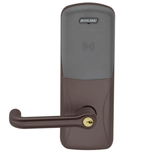 Electric Cylindrical Lock Aged Bronze