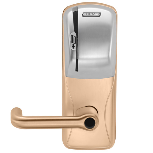 Electric Cylindrical Lock Satin Bronze Clear Coated