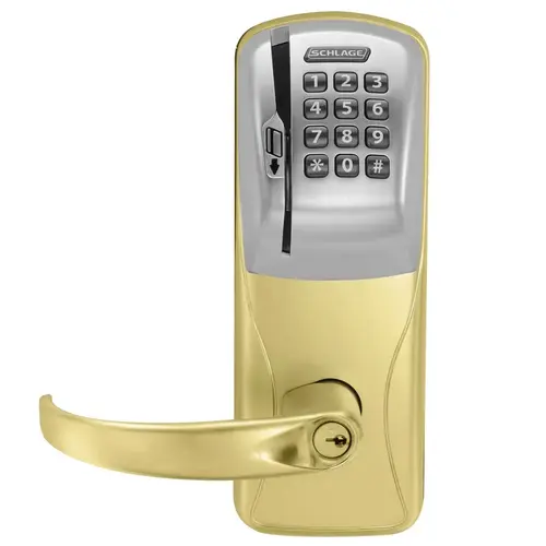 Electric Mortise Lock Satin Brass