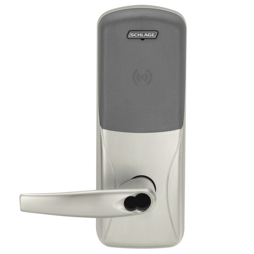 Electric Mortise Lock Satin Nickel Plated Clear Coated