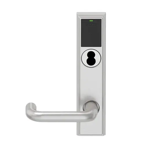 Wireless Mortise Lock Satin Chrome Antimicrobial Coated