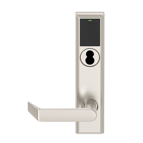 Wireless Mortise Lock Satin Nickel Plated Clear Coated