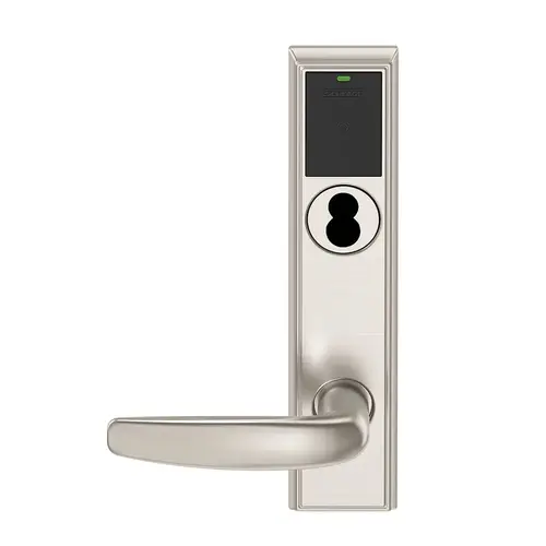 Wireless Mortise Lock Satin Nickel Plated Clear Coated