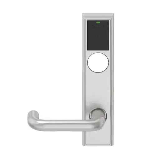 Wireless Mortise Lock Satin Chrome Antimicrobial Coated