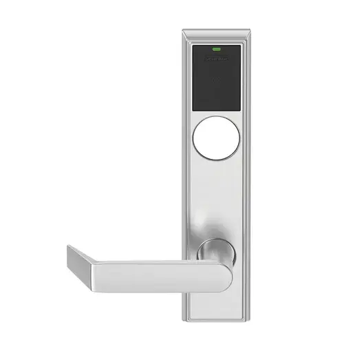 Wireless Mortise Lock Satin Chrome Antimicrobial Coated