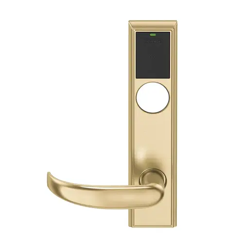 Wireless Mortise Lock Satin Brass