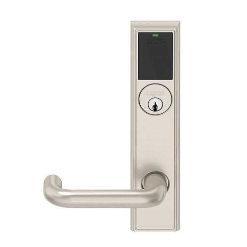 Wireless Mortise Lock Satin Nickel Plated Clear Coated