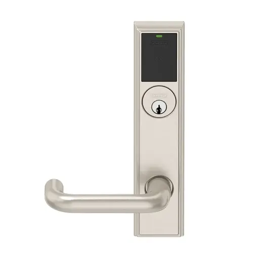 Wireless Mortise Lock Satin Nickel Plated Clear Coated