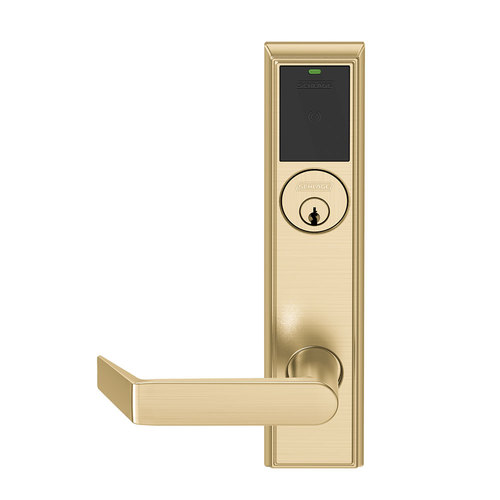 Wireless Mortise Lock Satin Brass