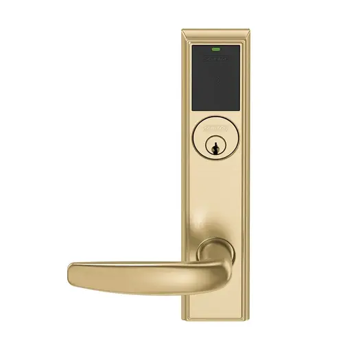 Wireless Mortise Lock Satin Brass