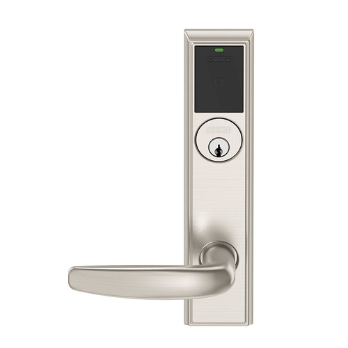 Wireless Mortise Lock Satin Nickel Plated Clear Coated