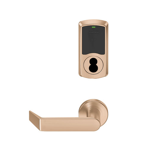 Wireless Mortise Lock Satin Bronze Clear Coated