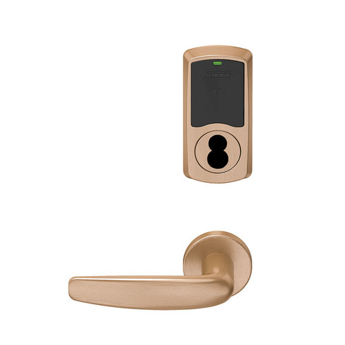 Wireless Mortise Lock Satin Bronze Clear Coated