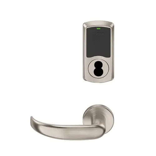 Wireless Mortise Lock Satin Nickel Plated Clear Coated