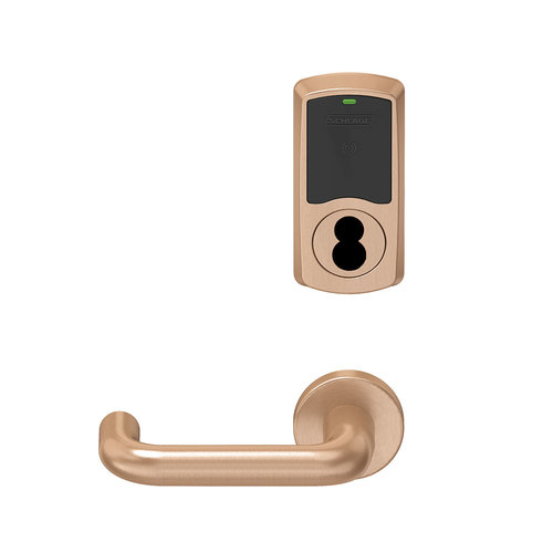 Wireless Mortise Lock Satin Bronze Clear Coated