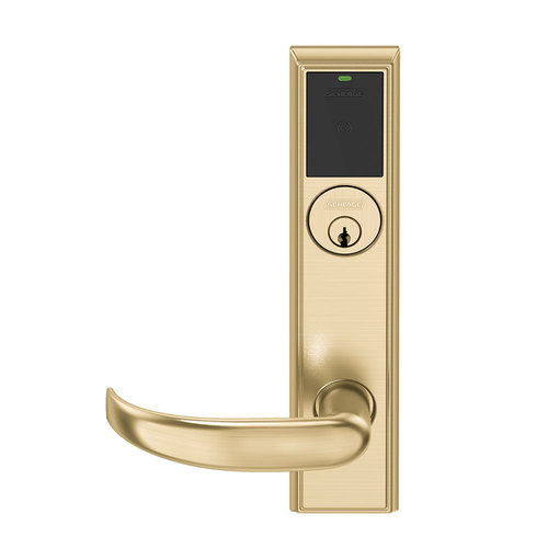 Wireless Mortise Lock Satin Brass