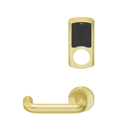 Wireless Mortise Lock Satin Brass