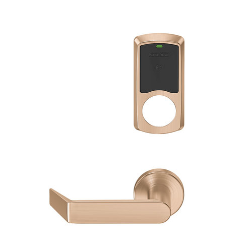 Wireless Mortise Lock Satin Bronze Clear Coated