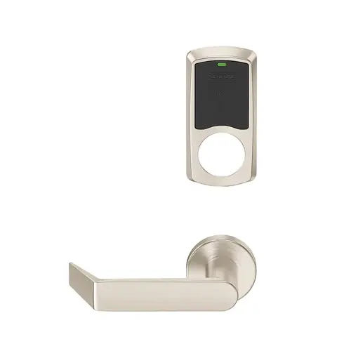 Wireless Mortise Lock Satin Nickel Plated Clear Coated