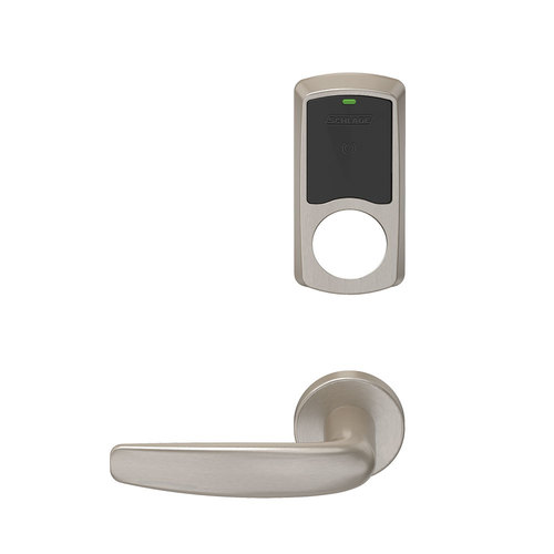 Wireless Mortise Lock Satin Nickel Plated Clear Coated